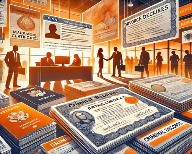 Visa Aufenthaltsgenehmigung übersetzen 